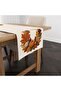 Digital Printed Runner - Floral/Leaf/Pumpkin Patterned / Embroidery-Looking / Autumn / Halloween Series - 140X40 cm - 3