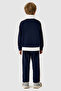Boy Navy Blue Sweatshirt - 5