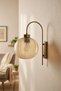 Siena Honey Glass Sconce Wall Lamp Modern Hotel Cafe Vintage Living Room Bedroom Staircase Retro - 4