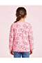 Girls Pink Heart Printed T-Shirt - 4
