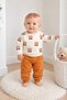 Baby Set Teddy Bear Patterned 2-Piece Top and Bottom Set Seasonal Baby Boy/Girl Set 3 6 9 12 Months - 2