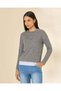 Woman Grey Textured T-Shirt