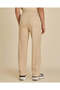 Senior Boys Beige Pleated Straight-Leg Trousers - 3