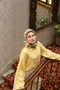 Allure Legendary Pattern Tencel Scarf - Yellow Green