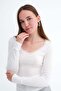 Lace Collared Modal Blouse P06099 - 2