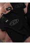 Luxe Rhinestone Set Black Crop Tracksuit Set - 2