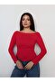 Kayık Yaka Side Tie Blouse - 4