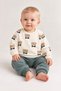 Baby Set Teddy Bear Patterned 2-Piece Top and Bottom Set Seasonal Baby Boy/Girl Set 3 6 9 12 Months