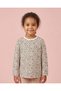 Girls Ivory Leopard Printed T-Shirt