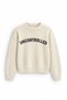 Uncontrolled - Ecru - Crew Neck - Oversize Fit - Cotton Men's Sweatshirt