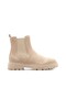 Zrk-C7 Premium Quality Beige Suede Casual Men's Boots Chelsea - 2