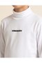 Senior Boys White Plain High Neck Long Sleeve T-Shirt - 3