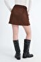 Suede Mini Skirt E02721 - 6