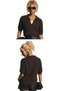 Polo Collar Half Sleeve Women's Knitwear "Soft Color • Strong Style" "Comfortable • Modern • Feminine" - 2