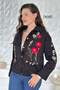 Embroidered Gabardine Jacket 7K007 - 4