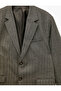 Long Sleeve Viscose Blend Pocketed Buttoned Mono Collar Blazer Jacket - 3