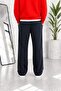 Men's 3 Thread Cotton Sweatpants with Side Piping - 4