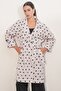 Bdart Double-Breasted Collared Belted Trench Coat