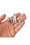 (5 Pieces) Dotted Hanger Chrome Metal Coat Rack Hanger Wall Mounted Clothes Towel Coat Hanger - 4