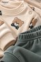 Baby Set Teddy Bear Patterned 2-Piece Top and Bottom Set Seasonal Baby Boy/Girl Set 3 6 9 12 Months - 7