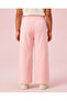 Girls Pink Plain Active Pants - 4