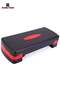 Height Adjustable Stepper with 2 Levels, 68 x 28 cm Step Board for Aerobics and Fitness Workouts, Compact Exercise Equipment for Home, Black Red - 6