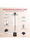 GS102 Aura Steam Garment Steamer - 2200W Professional Steamer with 4L Tank, 1.5 Hours Runtime, Ironing Board & Telescopic Rod - 2 Steam Settings for All Fabrics - Black, GS102 - 4