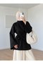 Modal Fabric Belt Detailed Tunic |   Women's Hijab Tunic with Back Tie |   Belted Casual Tunic |   Modal Tesettür Top Clothing |   Stylish Women's Tunic with Tie Detail |   Modern Tunic Model Suitable for Daily Use