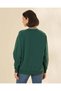 Women Green Embroidered Sweatshirt - 3