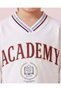 Girls Ivory Varsity Print T-Shirt - 4