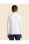 Senior Boys White Plain High Neck Long Sleeve T-Shirt - 4