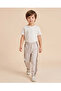 Boys Beige Scuba Side Tape Track Pant - 2