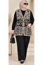 Anne Model Regional Pattern Pocketed Buttoned Woolen Vest - 2