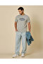 Men Grey Graphic T Shirt - 5