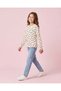 Senior Girls Ivory Polka Dot T-Shirt - 2