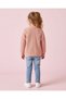Girls Dusty Pink Lurex Cardigan And T-Shirt Set (2 Piece) - 4