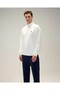 5Wm4546-Nv Men's Sweatpants Navy Blue - 4