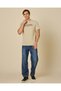 Men Beige Printed T-Shirt - 2