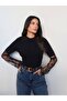 Lace Sleeve Knitwear Sweater - 4