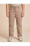 Boys Taupe 5-Pocket Knitted Jeans