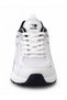 Men's White Navy Blue Lace-Up Thick Sole Casual Comfortable Sports Shoes - 5