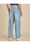 Senior Boys Blue Light-Wash Baggy Jeans - 3
