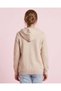 Senior Girls Beige Knitted Hooded Pullover - 4