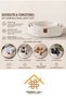 3-Piece Basket Hand Woven Presentation Organizer Oval Jute Wicker Basket Set Bathroom Organizer Jewelry Box Closet Organization Bedroom