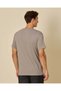 Men Beige Printed Round Neck T-Shirt - 3