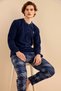 Winter Men's Fleece Pajama Set - Warm Pajamas - 3
