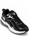 Men's Black and White Lace-Up Thick Sole Casual Comfortable Sports Shoes - 3
