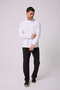 Men's Crew Neck Long Sleeve Basic T-Shirt Set of 2 - 6