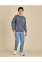 Senior Boys Blue Light-Wash Relaxed Jeans - 5