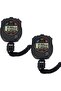 Pgzsy 2 Pack Multi-Function Electronic Digital Sport Stopwatch Timer, Large Display with Date Time a